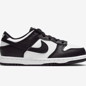 Nike Kids Black and White Low-Top Sneakers